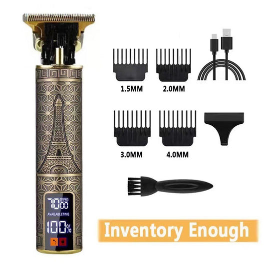 Tondeuse à Barbe & Cheveux Sans Fil – Rechargeable USB