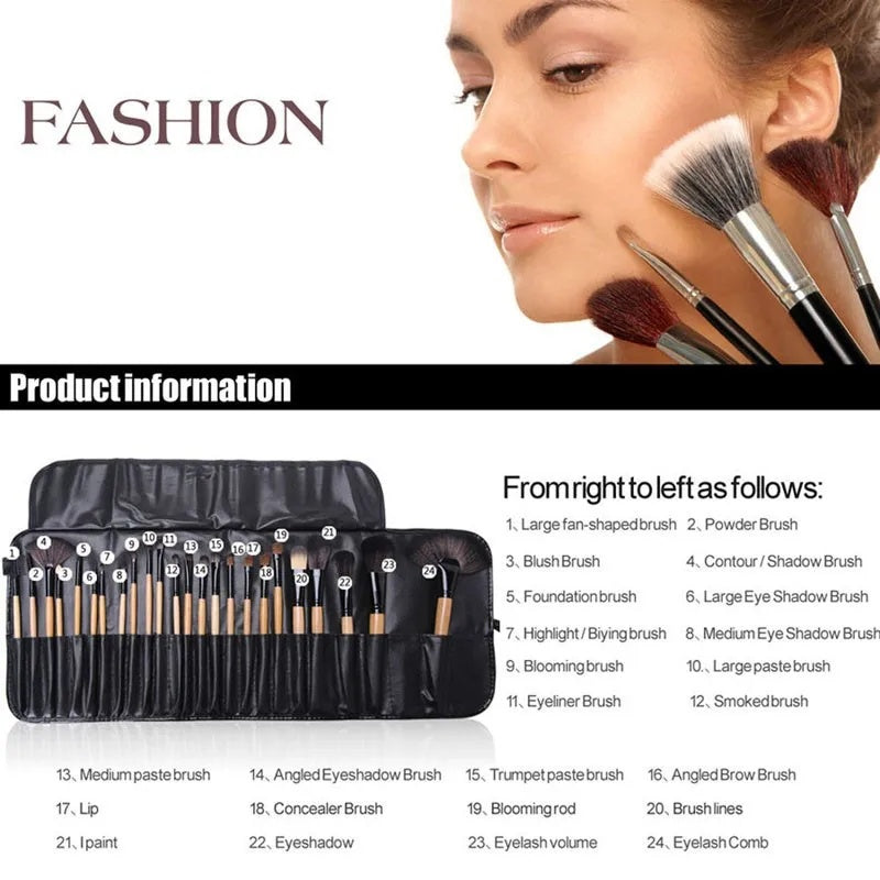 Gift Bag – 24 Pcs Professional Makeup Brush Set