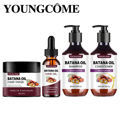 Batana Oil Hair Care Kit – 4pcs Complete Set