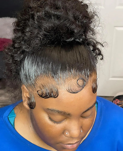 Deep Wave Lace Frontal Wig Brazilian 36 Inch 13x4 360 Water Curly Lace Front Human Hair Wigs For Women