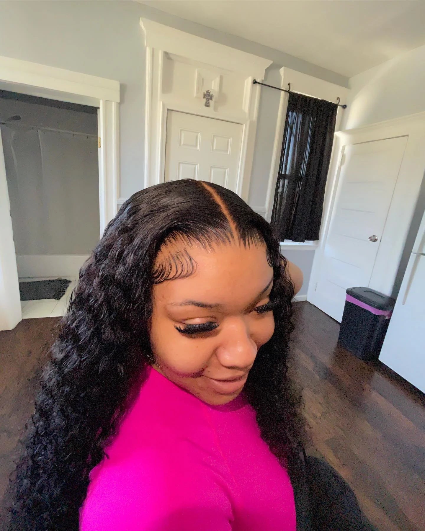 Deep Wave Lace Frontal Wig Brazilian 36 Inch 13x4 360 Water Curly Lace Front Human Hair Wigs For Women