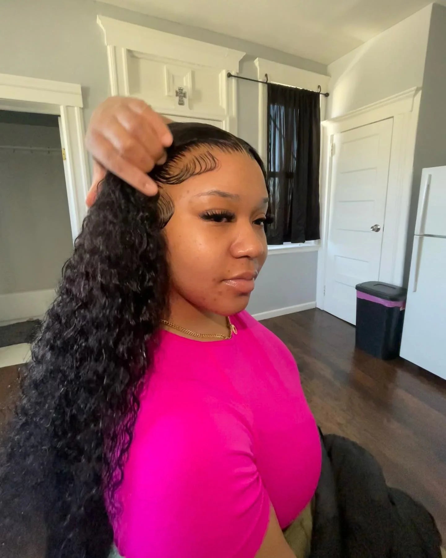 Deep Wave Lace Frontal Wig Brazilian 36 Inch 13x4 360 Water Curly Lace Front Human Hair Wigs For Women