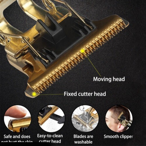 Tondeuse à Barbe & Cheveux Sans Fil – Rechargeable USB